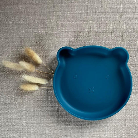 Teal Bear Plate