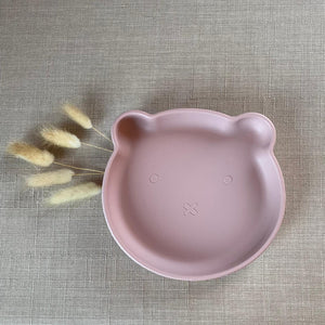 Dusky Pink Bear Plate